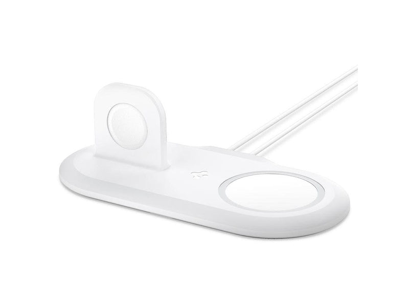 Spigen MagSafe Charger & Apple Watch stand 2in1 MagSafe Duo - white