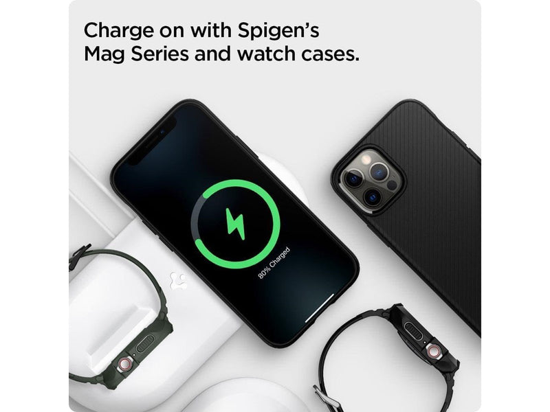 Spigen MagSafe Charger & Apple Watch stand 2in1 MagSafe Duo - white