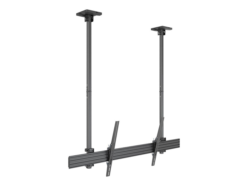 Multibrackets M Pro Series mounting kit - fixed single side tilt - for LCD display - black 80 kg 110" From 100 x 100 mm