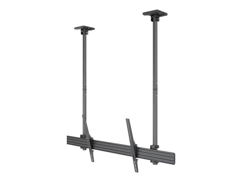 Multibrackets M Pro Series mounting kit - fixed single side tilt - for LCD display - black 80 kg 110" From 100 x 100 mm