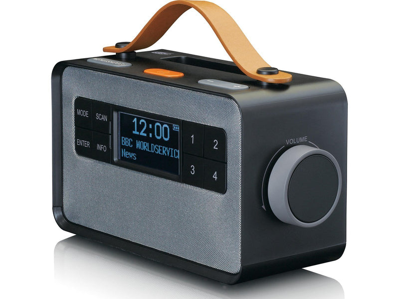 Lenco PDR-065BK - Portable FM/DAB+ radio with big buttons and "Easy Mode" function - DAB+/FM - Stereo - schwarz