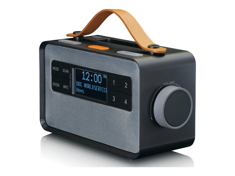Lenco PDR-065BK - Portable FM/DAB+ radio with big buttons and "Easy Mode" function - DAB+/FM - Stereo - schwarz