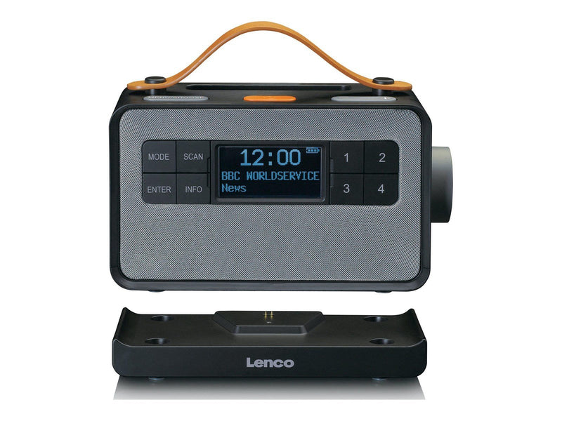 Lenco PDR-065BK - Portable FM/DAB+ radio with big buttons and "Easy Mode" function - DAB+/FM - Stereo - schwarz