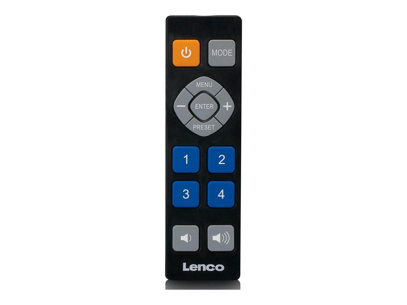 Lenco PDR-065BK - Portable FM/DAB+ radio with big buttons and "Easy Mode" function - DAB+/FM - Stereo - schwarz
