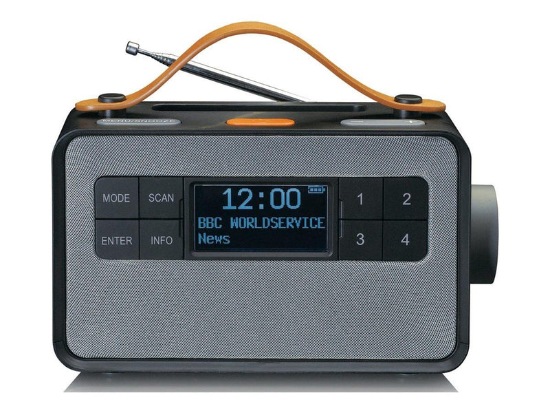Lenco PDR-065BK - Portable FM/DAB+ radio with big buttons and "Easy Mode" function - DAB+/FM - Stereo - schwarz