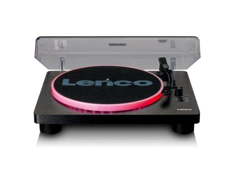 Lenco LS-50LED - Record Player with PC encoding speakers and lights - Plattenspieler Schwarz