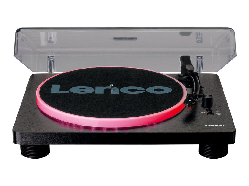 Lenco LS-50LED - Record Player with PC encoding speakers and lights - Plattenspieler Schwarz