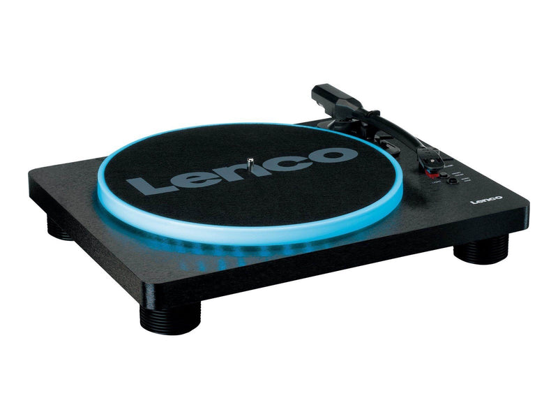 Lenco LS-50LED - Record Player with PC encoding speakers and lights - Plattenspieler Schwarz
