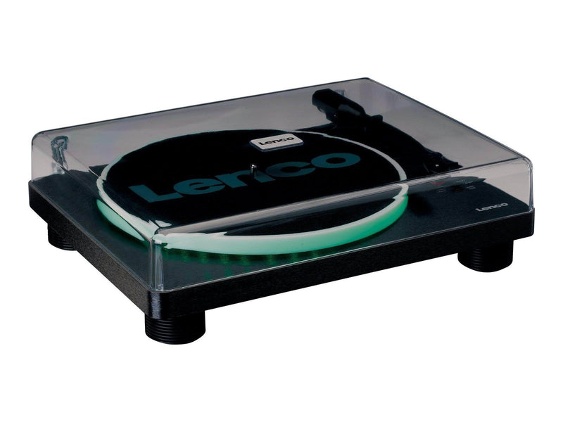 Lenco LS-50LED - Record Player with PC encoding speakers and lights - Plattenspieler Schwarz