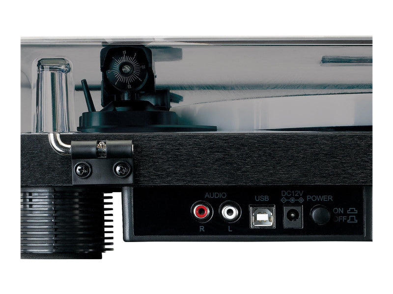 Lenco LS-50LED - Record Player with PC encoding speakers and lights - Plattenspieler Schwarz