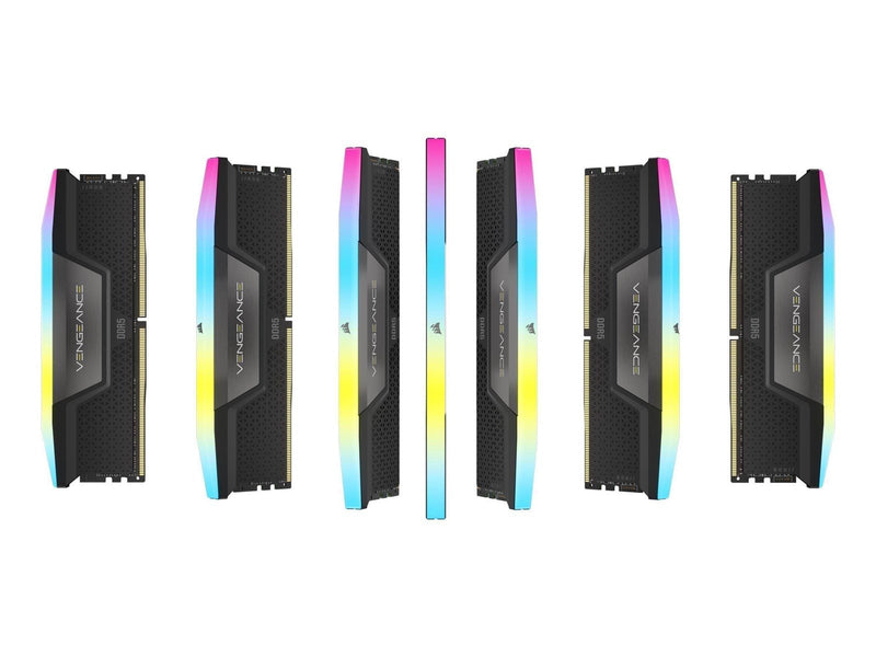 Corsair Vengeance RGB DDR5-7200 - 48GB - CL36 - Dual Channel (2 pcs) - Intel XMP - Schwarz mit RGB