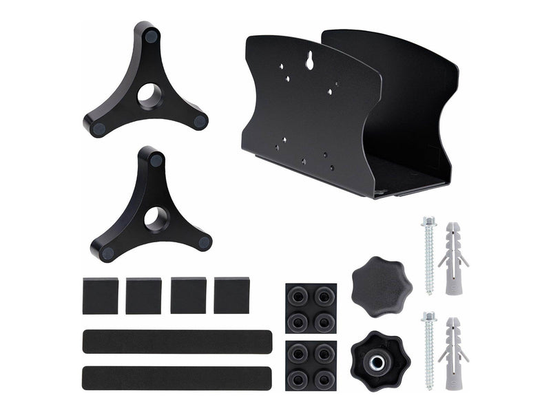 StarTech.com PC Wall Mount Bracket For Desktop Computers Up To 40lb Toolless Width Adjustment 1.9-7.8in (50-200mm) Heavy-Duty St