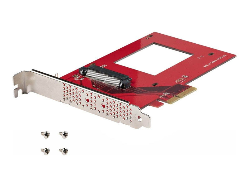 StarTech.com U.3 to PCIe Adapter Card PCIe 4.0 x4 Adapter For 2.5" U.3 NVMe SSDs SFF-TA-1001 PCI Express Add-in Card for Desktop