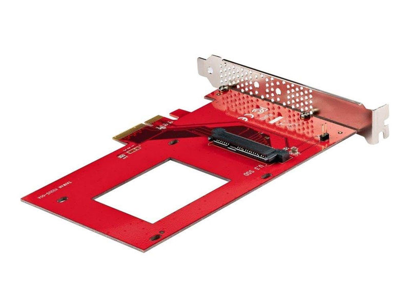 StarTech.com U.3 to PCIe Adapter Card PCIe 4.0 x4 Adapter For 2.5" U.3 NVMe SSDs SFF-TA-1001 PCI Express Add-in Card for Desktop