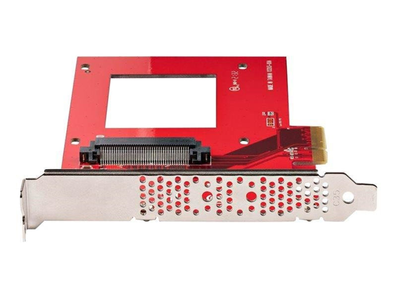 StarTech.com U.3 to PCIe Adapter Card PCIe 4.0 x4 Adapter For 2.5" U.3 NVMe SSDs SFF-TA-1001 PCI Express Add-in Card for Desktop