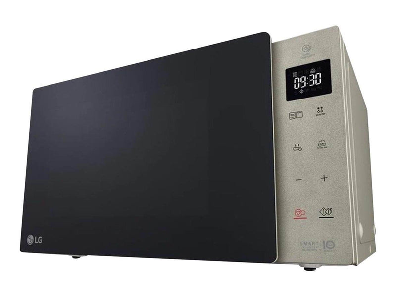 LG NeoChef MH6535NBS - microwave oven with grill - freestanding - black/steel silver