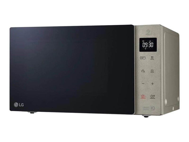 LG NeoChef MH6535NBS - microwave oven with grill - freestanding - black/steel silver
