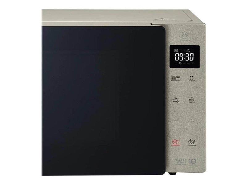 LG NeoChef MH6535NBS - microwave oven with grill - freestanding - black/steel silver