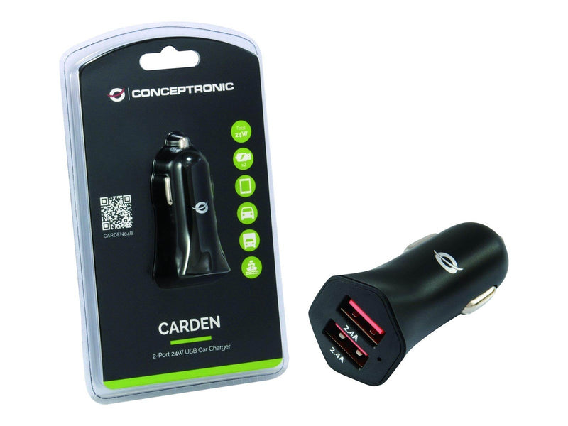 Conceptronics Conceptronic CARDEN car power adapter - USB - 24 Watt