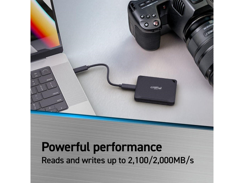 Crucial X10 Pro - 4TB - Extern SSD - USB 3.2 Gen 2