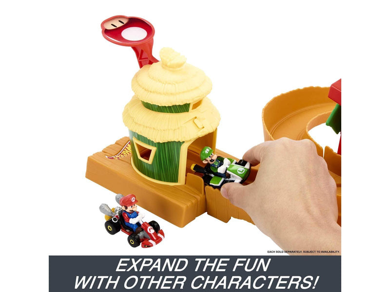 Hot Wheels Super Mario Bros. Movie Jungle Kingdom Raceway