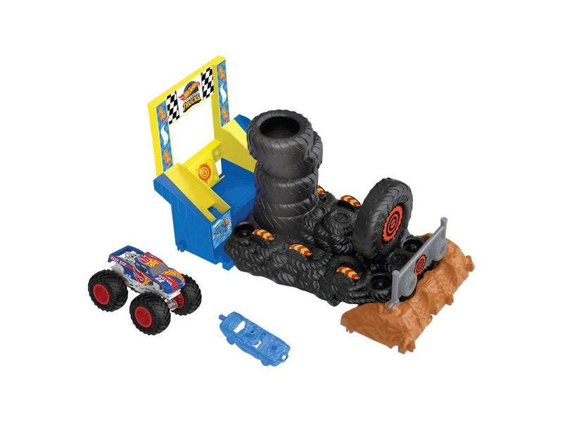 Hot Wheels Monster Trucks Arena Smashers™ Race Ace Smash Race Challenge™ Playset