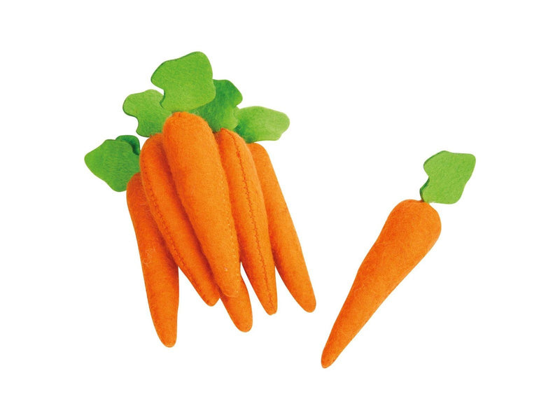 Small Foot - Toy Food Carrots Felt 7dlg.