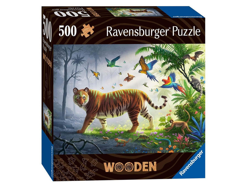 Ravensburger Wooden Jungle Tiger 500p