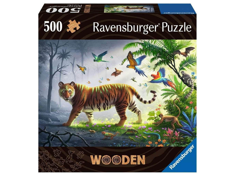 Ravensburger Wooden Jungle Tiger 500p