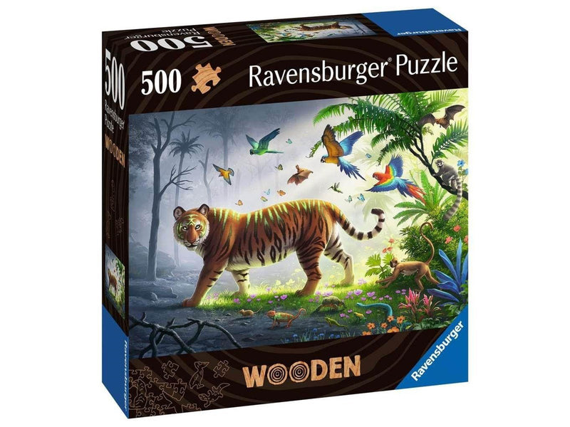 Ravensburger Wooden Jungle Tiger 500p