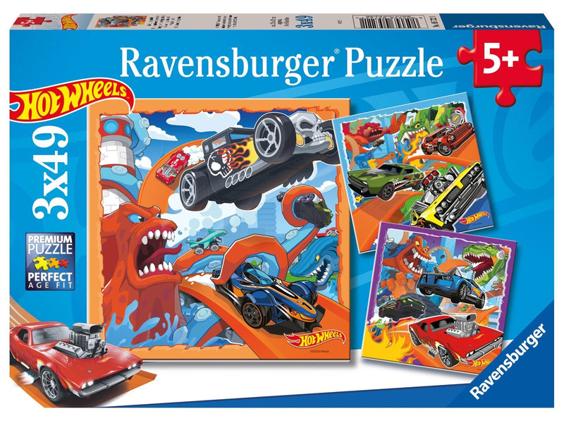 Ravensburger Hot Wheels 3x49p