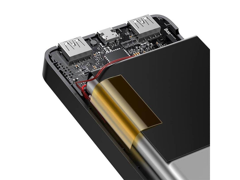 Baseus Bipow 15W Powerbank (Akku) - schwarz - 30000 mAh