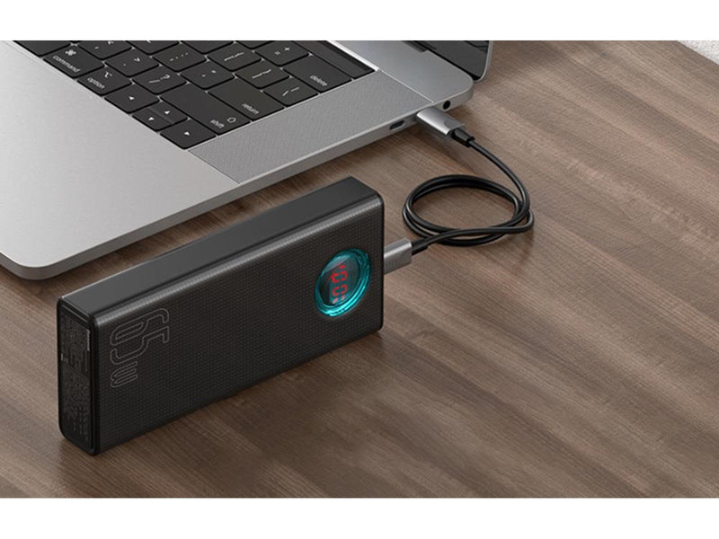 Baseus Amblight Powerbank (Akku) - schwarz - 30000 mAh
