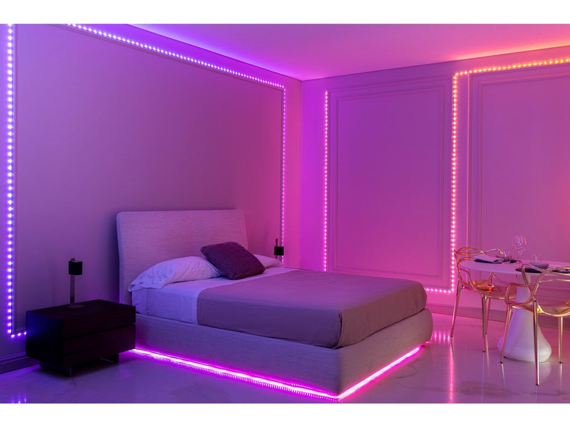 Twinkly Dots – 60 App-controlled RGB LEDs. 3 Meters. Clear Wire. USB-powered.