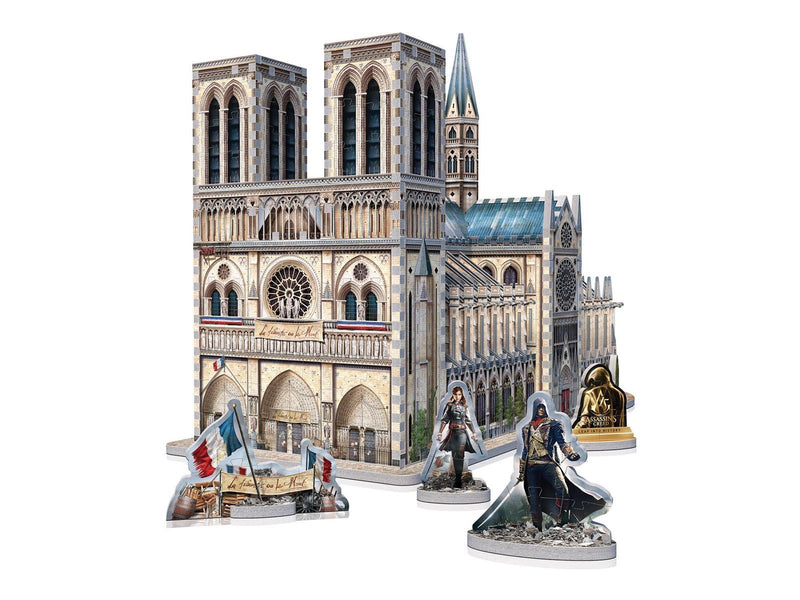 Wrebbit 3D Assassins Creed Unity: Notre-Dame (860) 3D Puzzle