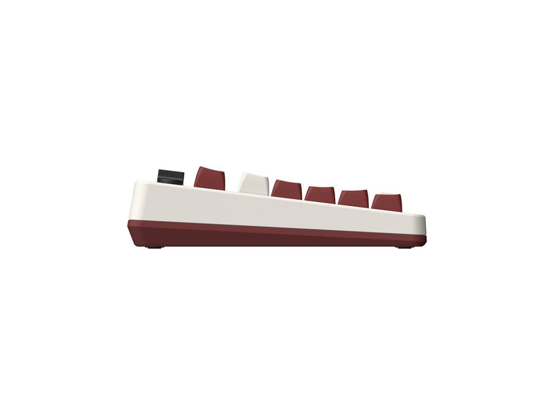 8BitDo Retro Mechanical Keyboard - Fami Edition - Tastatur und Ziffernsatz - Englisch - UK - Braun