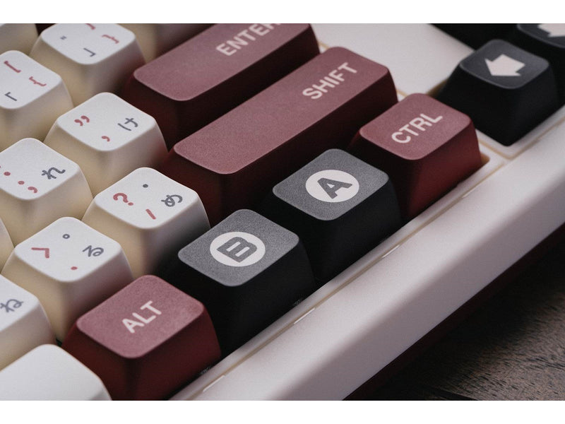 8BitDo Retro Mechanical Keyboard - Fami Edition - Tastatur und Ziffernsatz - Englisch - UK - Braun