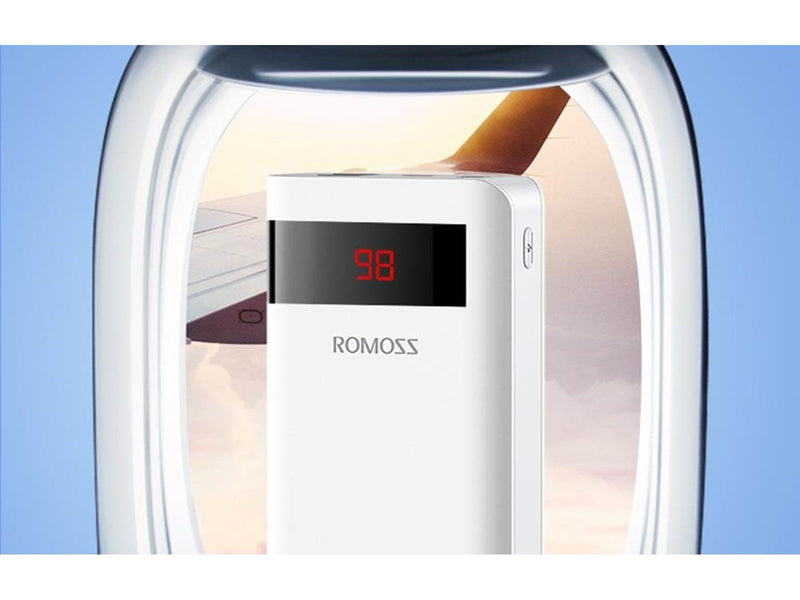 ROMOSS Sense6PS Pro Powerbank (Akku) - Weiß - 20000 mAh