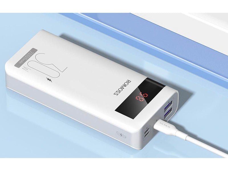 ROMOSS Sense6PS Pro Powerbank (Akku) - Weiß - 20000 mAh