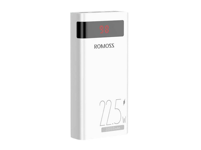 ROMOSS SENSE8PF Powerbank (Akku) - Weiß - 30000 mAh