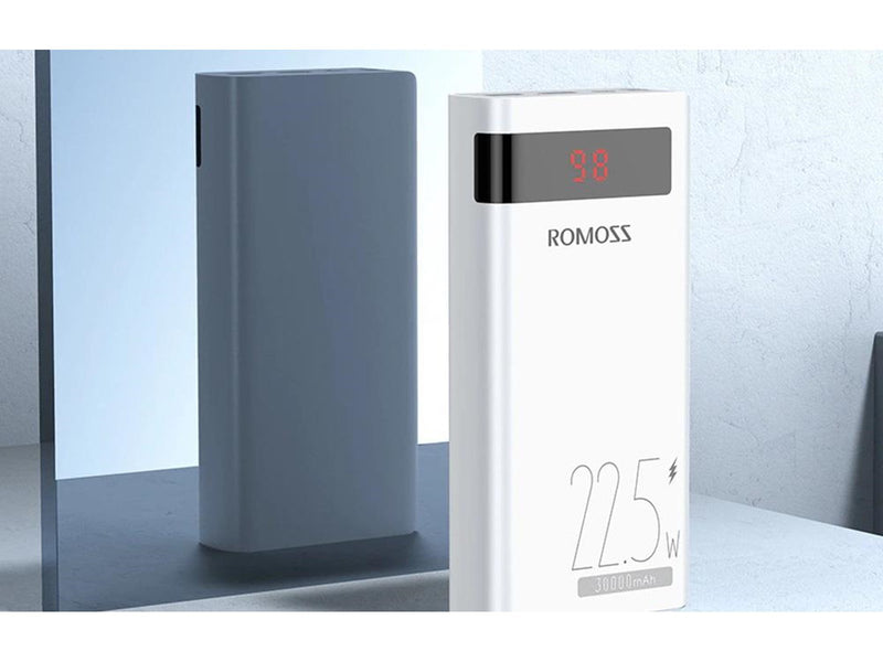 ROMOSS SENSE8PF Powerbank (Akku) - Weiß - 30000 mAh