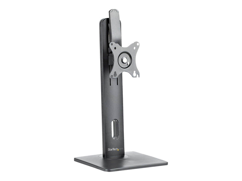 StarTech.com Free Standing Single Monitor Mount Height Adjustable Monitor Stand For VESA Mount Displays up to 32"