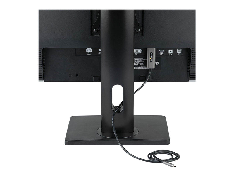StarTech.com Free Standing Single Monitor Mount Height Adjustable Monitor Stand For VESA Mount Displays up to 32"