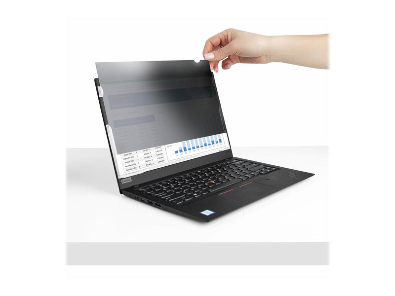 StarTech.com 17.3-inch 16:9 Laptop Privacy Filter Anti-Glare Privacy Screen with 51% Blue Light Reduction Black-out Notebook Scr