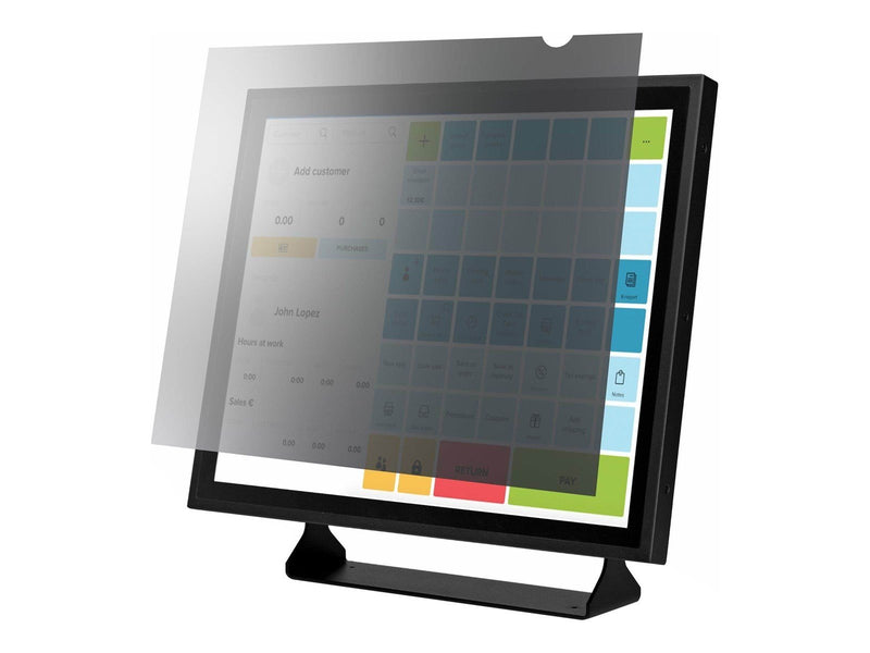 StarTech.com 17-inch 5:4 Computer Monitor Privacy Filter Anti-Glare Privacy Screen with 51% Blue Light Reduction Black-out Monit