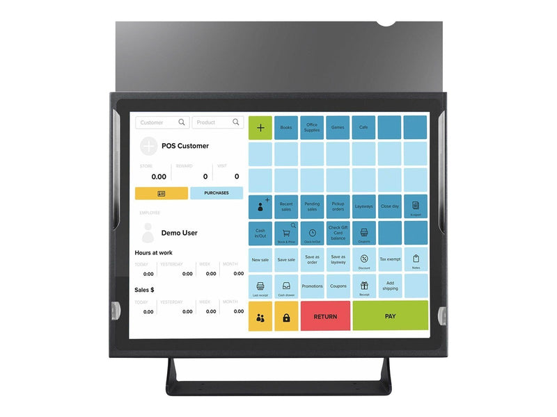 StarTech.com 17-inch 5:4 Computer Monitor Privacy Filter Anti-Glare Privacy Screen with 51% Blue Light Reduction Black-out Monit