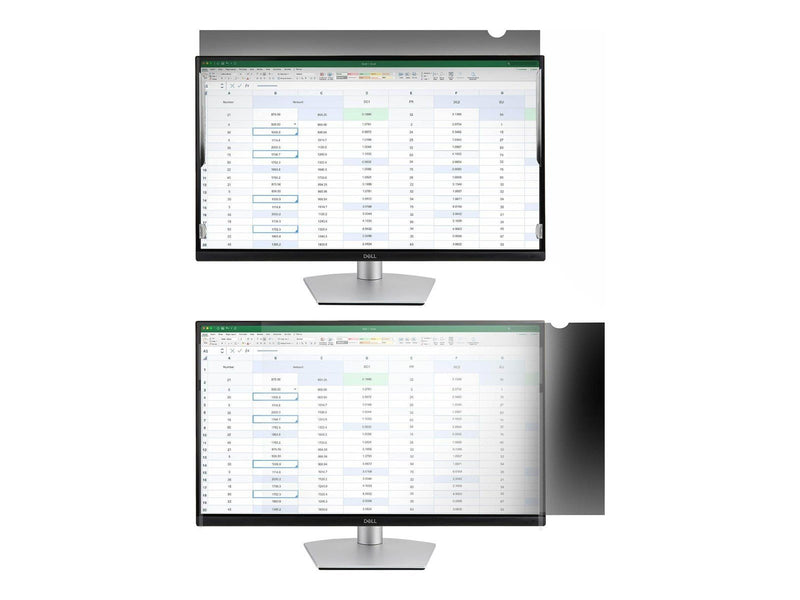 StarTech.com 22-inch 16:9 Computer Monitor Privacy Filter Anti-Glare Privacy Screen with 51% Blue Light Reduction Black-out Moni