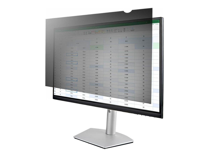 StarTech.com 22-inch 16:9 Computer Monitor Privacy Filter Anti-Glare Privacy Screen with 51% Blue Light Reduction Black-out Moni