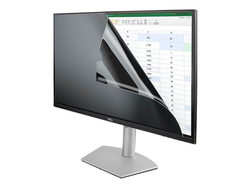 StarTech.com 22-inch 16:9 Computer Monitor Privacy Filter Anti-Glare Privacy Screen with 51% Blue Light Reduction Black-out Moni