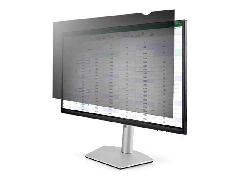 StarTech.com 22-inch 16:9 Computer Monitor Privacy Filter Anti-Glare Privacy Screen with 51% Blue Light Reduction Black-out Moni